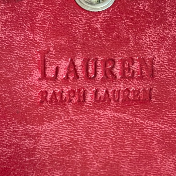 Lauren by Ralph Lauren
Women's Brown Perforated Leather Zip Coin purse wallet - Picture 2 of 7